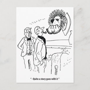 Jagdgeschichten, Spaß, Vintag Postkarte