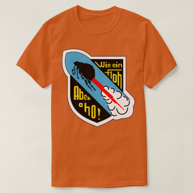 Jagdgeschwader 400 Messerschmitt Me 163 Komet Clea T-Shirt (Design vorne)