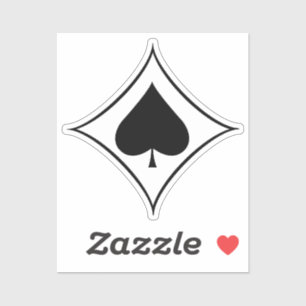 Jagdgeschwader 53 (JG 53) Pik als Insignien Aufkleber