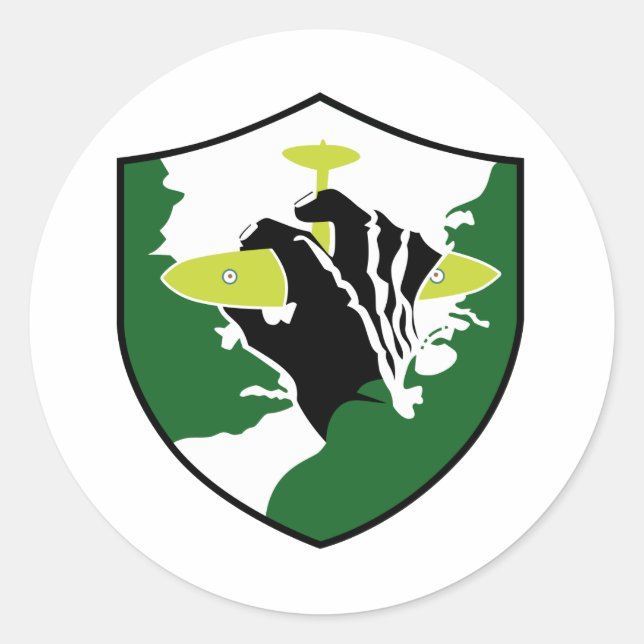 Jagdgeschwader JG 52 1. Gruppe I fruh Runder Aufkleber (Vorderseite)