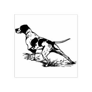 Jagdhund Gummistempel