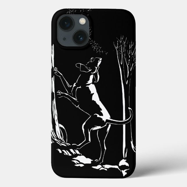 Jagdhund iPhone 4 Fall-Jagd-Hundekunst-Fall Case-Mate iPhone Hülle (Rückseite)