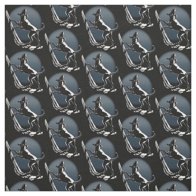 Jagdhund-Kunst-Gewebe-Gewebe-Jagd-Hundemuster Stoff (Muster)