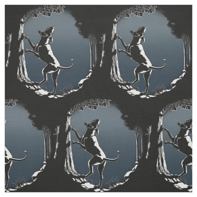 Jagdhund-Kunst-Gewebe-Gewebe-Jagd-Hundemuster Stoff (Muster)