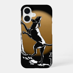 Jagdhund Kunst iPhone Hüllen Coonhound Kunst Hülle iPhone 16 Hülle