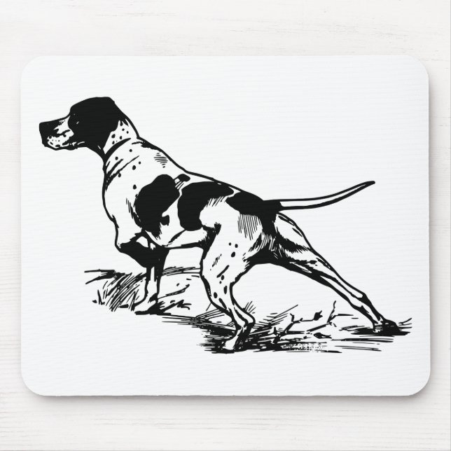 Jagdhund Mousepad (Vorne)