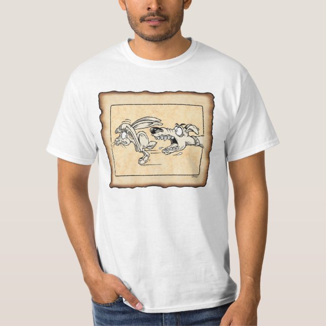 JAGDHUND UND HASEN Zazz T-Shirt (Vorderseite)