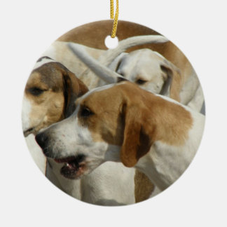 Jagdhund-Verzierung Keramikornament