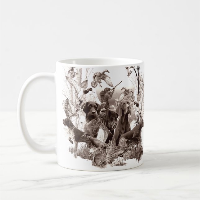 Jagdhunde  kaffeetasse (Links)