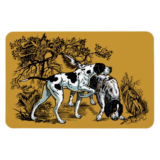 Jagdhunde Magnet (Horizontal)