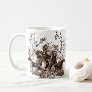 Jagdhunde, Rüden, Jagdsaison Kaffeetasse