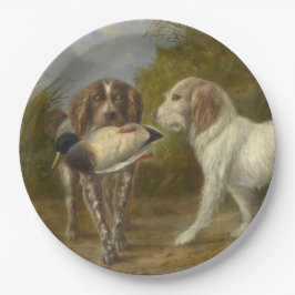 Jagdhunde (von Carlo Ademollo) Pappteller