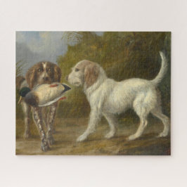 Jagdhunde (von Carlo Ademollo) Puzzle