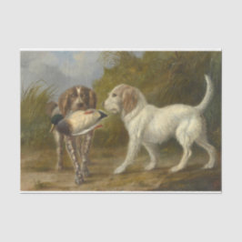 Jagdhunde (von Carlo Ademollo) Seidenpapier