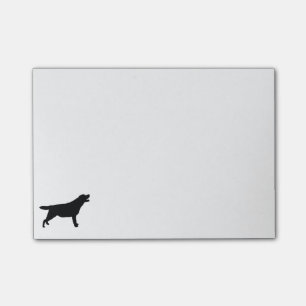 JagdhundSilhouette Labradors Retriver Post-it Klebezettel