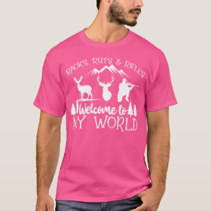 Jagdjägerracks Ruten Gewehre willkommen T-Shirt