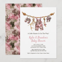Jagdkleidung Wäscheleine Pink Camouflage Mädchen B