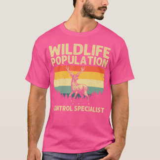 Jagdkunst für Wildtiere Hirschjagd T-Shirt