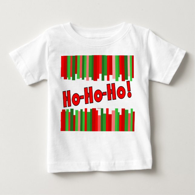 Jagdlinien - Rot und Grün Baby T-shirt (Vorderseite)