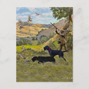 Jagdpartridge Postkarte