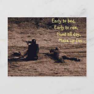 Jagdpostkarte Postkarte