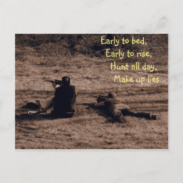 Jagdpostkarte Postkarte