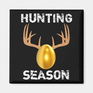 Jagdsaison Lustige Geweihe Goldenes Osterei T S Magnet