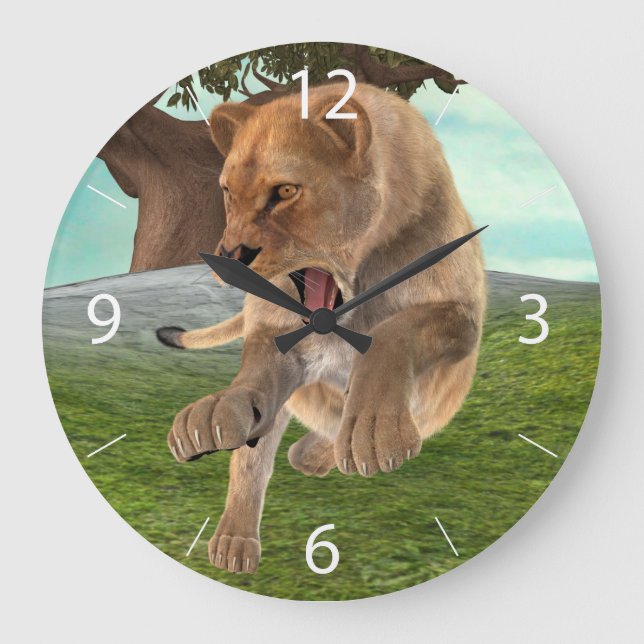 Jagdschlösser Große Wanduhr (Vorderseite)