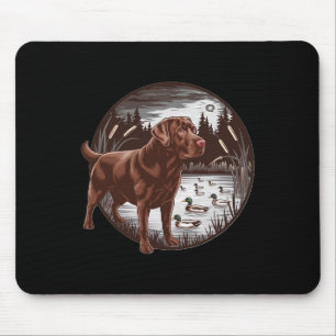 Jagdschokolade Labrador Mousepad