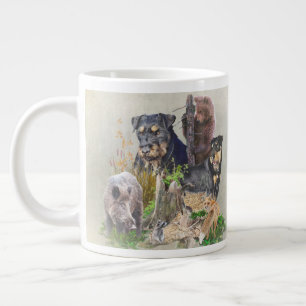 Jagdschrecker Apache / Renbrad. Aufkleber Tasse