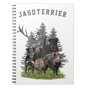Jagdschrecker Aufkleber Außenkissenglas Untersetze Notizblock