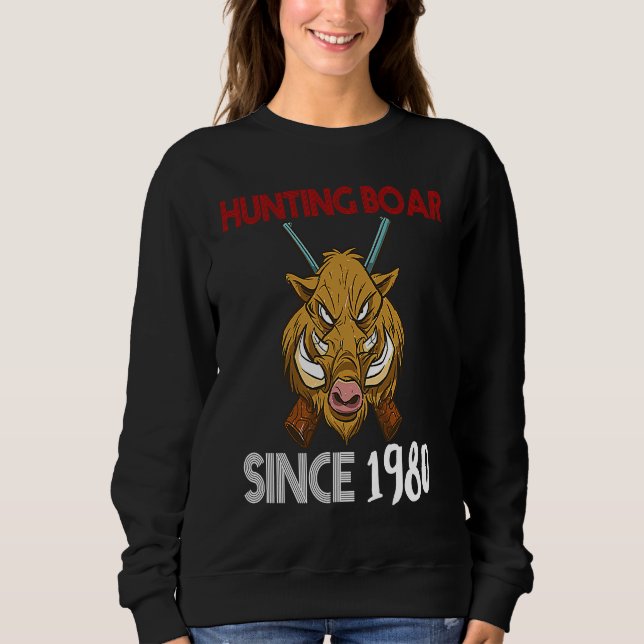 Jagdschwanz seit 1980 sweatshirt (Vorderseite)