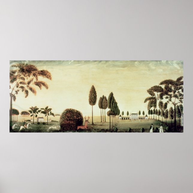 Jagdszene Poster (Vorne)