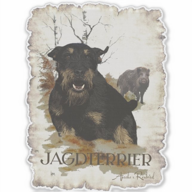 Jagdterer Aufkleber (Vorderseite)