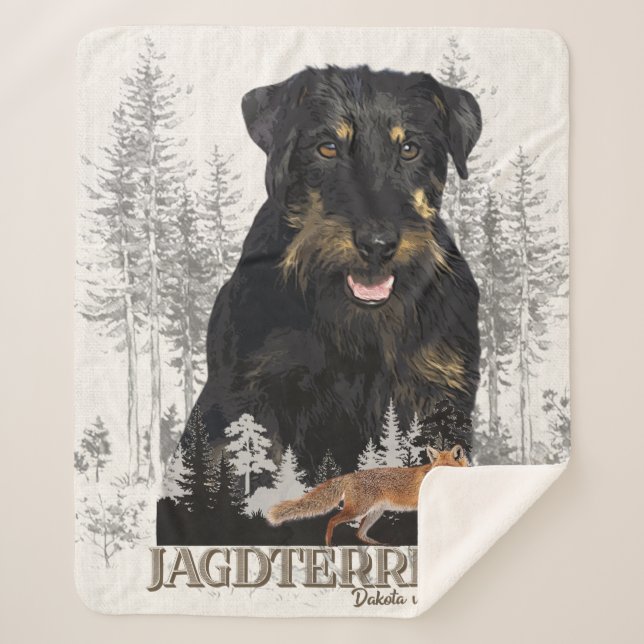 Jagdterer Dakota / Renbrad Imitats Canvas Print AG Sherpadecke (Vorderseite)