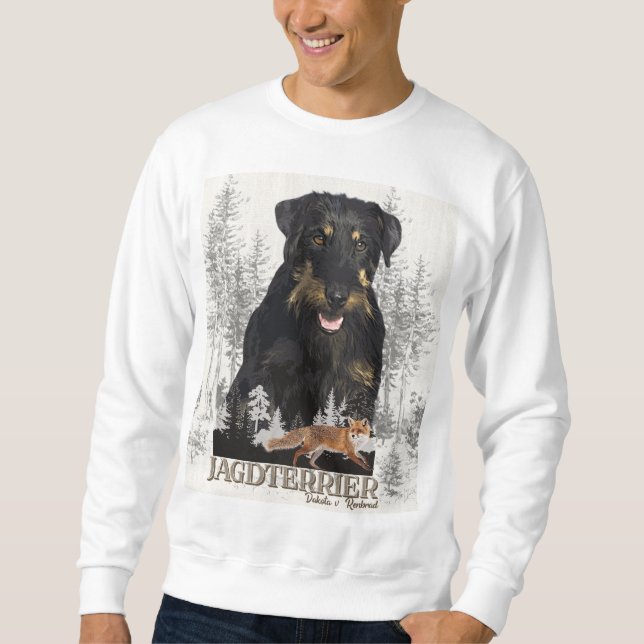 Jagdterer Dakota / Renbrad Imitats Canvas Print AG Sweatshirt (Vorderseite)