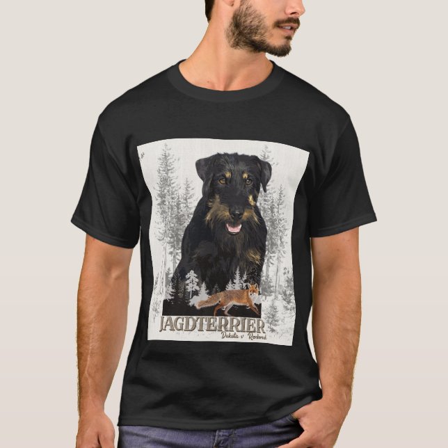 Jagdterer Dakota / Renbrad Imitats Canvas Print AG T-Shirt (Vorderseite)