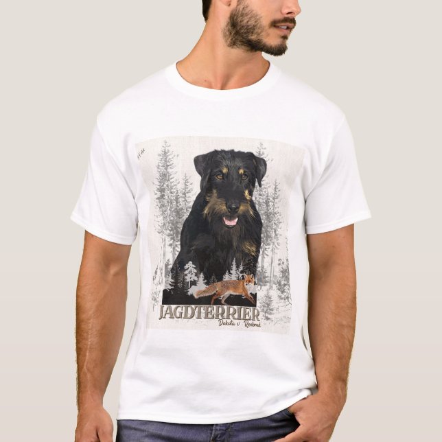Jagdterer Dakota / Renbrad Imitats Canvas Print AG T-Shirt (Vorderseite)