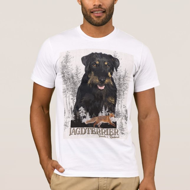 Jagdterer Dakota / Renbrad Imitats Canvas Print AG T-Shirt (Vorderseite)