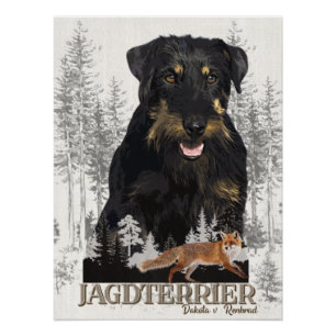 Jagdterer Dakota / Renbrad Imitats Canvas Print Poster