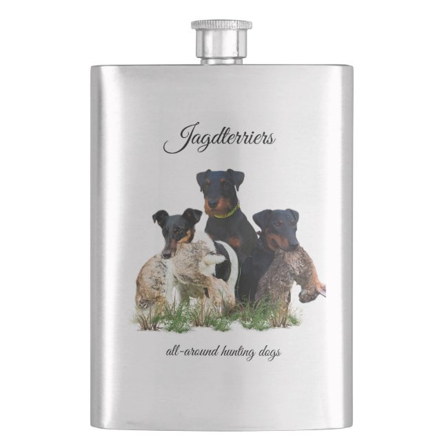 Jagdterer Flask Flachmann (Vorderseite)
