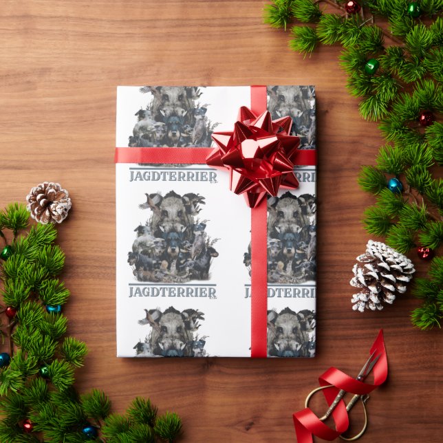 Jagdterer Geschenkpapier (Feiertagsgeschenk)