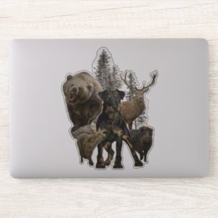 Jagdterre, Deutscher Jagdterrier-Sticker Aufkleber