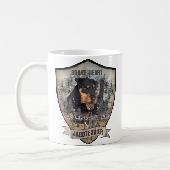 Jagdterrier Apache v. Renbrad  Kaffeetasse (Links)