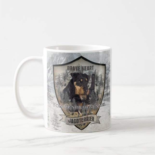 Jagdterrier Apache v. Renbrad  Kaffeetasse (Links)