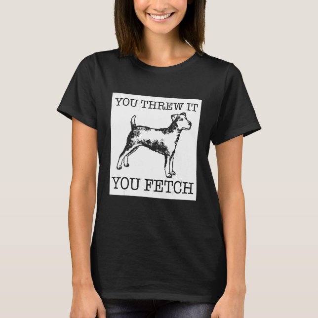 Jagdterrier funny dog lover gift T-Shirt (Vorderseite)