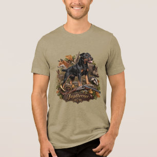 Jagdterrier-Jagdhund Tri-Blend Shirt