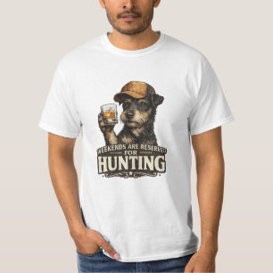 Jagdterrier Lustiger Jagdhund T-Shirt