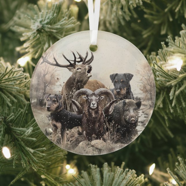 Jagdterrier  ornament aus glas (InSitu)
