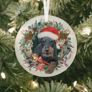 Jagdterry, Frohe Weihnachten Ornament Aus Glas